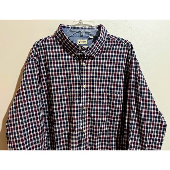 Haggar Men's Long Sleeve‎ Plaid Button Down Shirt Size XXL NWOT - Picture 4 of 8